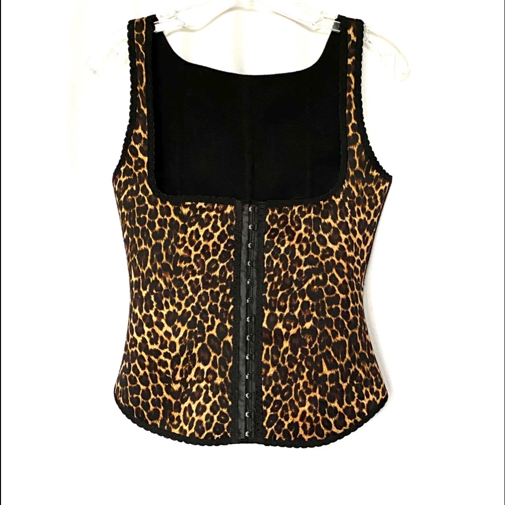 Leopard Print Corset Top/Body Shaper